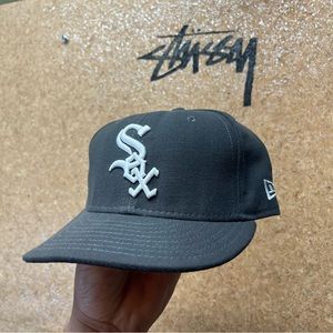 Chicago White Sox MLB New Era Tonal Gray Fitted Hat 7 1/2